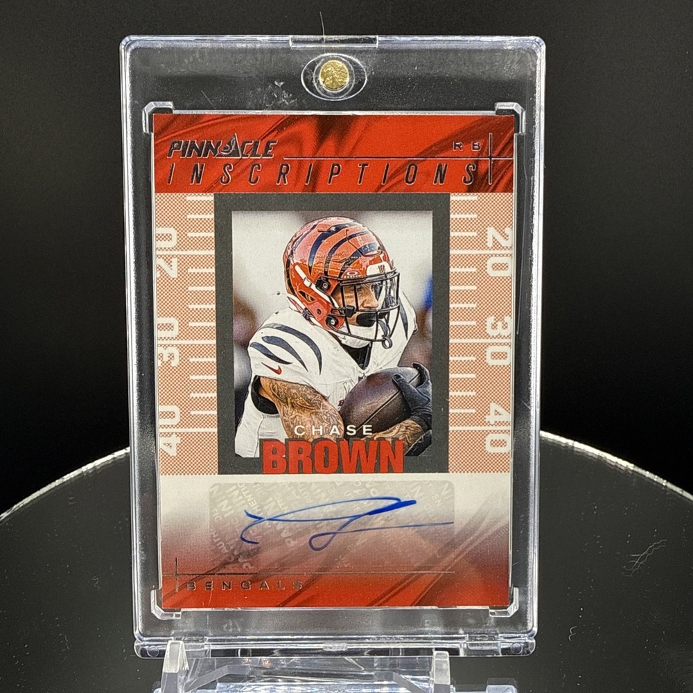 Chase Brown 2024 Encore Pinnacle Inscriptions Auto /99 Bengals